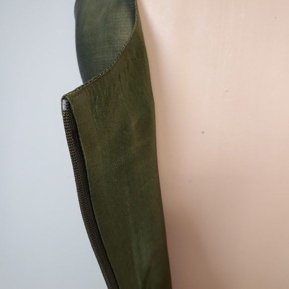 Vintage olive dress - Picture 4 of 8